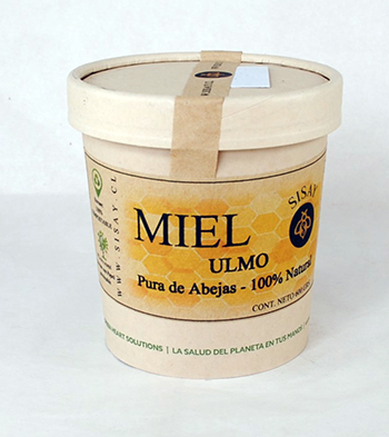 Miel Ulmo Envase compostable 600  grs.